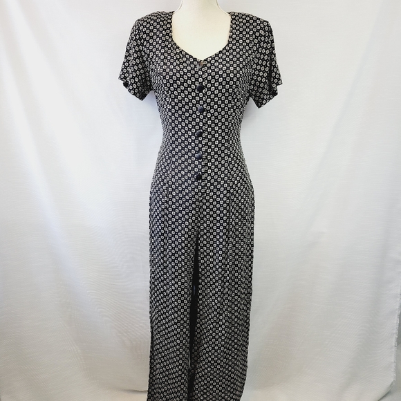 Vintage Pants - Vintage Floral Jumpsuit